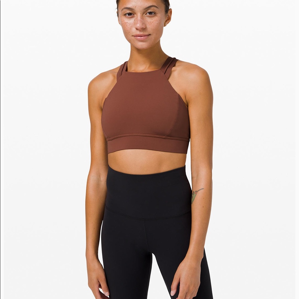 NWT Lululemon strong at heart bra